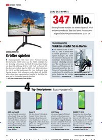 Titelbild der Ausgabe 7/2018 von ZAHL DES MONATS: 347 Mio.. Zeitschriften als Abo oder epaper bei United Kiosk online kaufen.