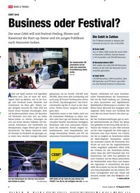 Titelbild der Ausgabe 8/2018 von NEWS & TRENDS: CEBIT 2018: Business oder Festival?. Zeitschriften als Abo oder epaper bei United Kiosk online kaufen.