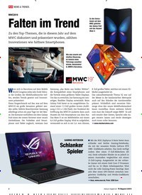 Titelbild der Ausgabe 5/2019 von MWC2019: Falten im Trend. Zeitschriften als Abo oder epaper bei United Kiosk online kaufen.