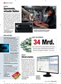 Titelbild der Ausgabe 5/2019 von ZAHL DES MONATS: 34 Mrd.. Zeitschriften als Abo oder epaper bei United Kiosk online kaufen.