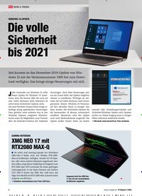 Titelbild der Ausgabe 1/2020 von WINDOWS-10-UPDATE: Die volle Sicherheit bis 2021. Zeitschriften als Abo oder epaper bei United Kiosk online kaufen.