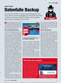 Titelbild der Ausgabe 4/2020 von INSIDE THE HACK: Datenfalle Backup. Zeitschriften als Abo oder epaper bei United Kiosk online kaufen.