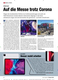 Titelbild der Ausgabe 6/2020 von MESSEN 2020: Auf die Messe trotz Corona. Zeitschriften als Abo oder epaper bei United Kiosk online kaufen.