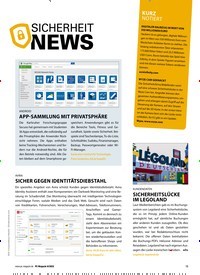Titelbild der Ausgabe 6/2022 von SICHERHEIT NEWS. Zeitschriften als Abo oder epaper bei United Kiosk online kaufen.