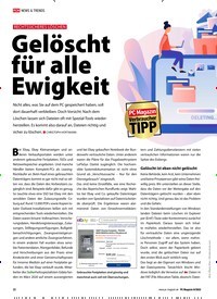 Titelbild der Ausgabe 8/2022 von Gelöscht für alle Ewigkeit. Zeitschriften als Abo oder epaper bei United Kiosk online kaufen.
