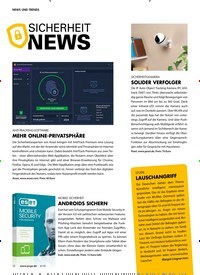 Titelbild der Ausgabe 6/2018 von SICHERHEIT NEWS. Zeitschriften als Abo oder epaper bei United Kiosk online kaufen.