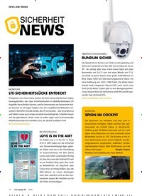 Titelbild der Ausgabe 9/2018 von SICHERHEIT NEWS. Zeitschriften als Abo oder epaper bei United Kiosk online kaufen.