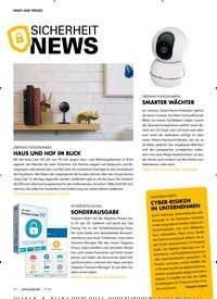 Titelbild der Ausgabe 11/2018 von NEWS UND TRENDS: SICHERHEIT NEWS. Zeitschriften als Abo oder epaper bei United Kiosk online kaufen.