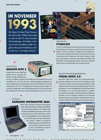 Titelbild der Ausgabe 12/2018 von NEWS UND TRENDS: IM NOVEMBER 1993. Zeitschriften als Abo oder epaper bei United Kiosk online kaufen.
