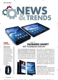 Titelbild der Ausgabe 1/2019 von NEWS UND TRENDS. Zeitschriften als Abo oder epaper bei United Kiosk online kaufen.