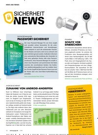 Titelbild der Ausgabe 1/2019 von NEWS UND TRENDS: SICHERHEIT NEWS. Zeitschriften als Abo oder epaper bei United Kiosk online kaufen.