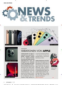 Titelbild der Ausgabe 11/2019 von MOBILGERÄTE: VARIATIONEN VON APPLE. Zeitschriften als Abo oder epaper bei United Kiosk online kaufen.