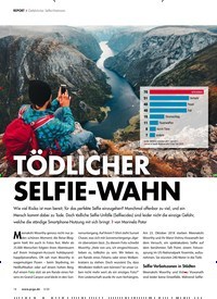 Titelbild der Ausgabe 3/2020 von REPORT ? Gefährlicher Selfie-Wahnsinn: TÖDLICHER SELFIE-WAHN. Zeitschriften als Abo oder epaper bei United Kiosk online kaufen.