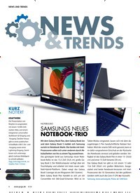 Titelbild der Ausgabe 8/2020 von SAMSUNGS NEUES NOTEBOOK-TRIO. Zeitschriften als Abo oder epaper bei United Kiosk online kaufen.