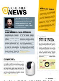 Titelbild der Ausgabe 8/2020 von SICHERHEIT NEWS. Zeitschriften als Abo oder epaper bei United Kiosk online kaufen.