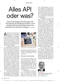Titelbild der Ausgabe 4/2019 von Alles API oder was?. Zeitschriften als Abo oder epaper bei United Kiosk online kaufen.