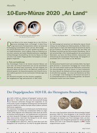 Titelbild der Ausgabe 9/2019 von Aktuelles: 10-Euro-Münze 2020 „An Land“. Zeitschriften als Abo oder epaper bei United Kiosk online kaufen.