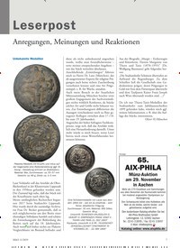 Titelbild der Ausgabe 11/2019 von Leserpost: Anregungen, Meinungen und Reaktionen. Zeitschriften als Abo oder epaper bei United Kiosk online kaufen.