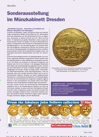 Titelbild der Ausgabe 4/2020 von Aktuelles: Sonderausstellung im Münzkabinett Dresden. Zeitschriften als Abo oder epaper bei United Kiosk online kaufen.