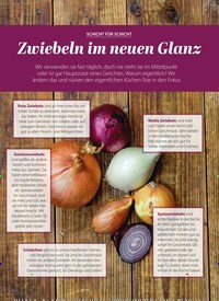 Titelbild der Ausgabe 9/2019 von GENUSSS: Chicht für Schicht: Zwiebeln im neuen Glanz. Zeitschriften als Abo oder epaper bei United Kiosk online kaufen.