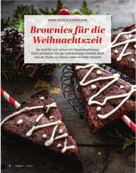 Titelbild der Ausgabe 12/2022 von Brownies für die Weihnachtszeit. Zeitschriften als Abo oder epaper bei United Kiosk online kaufen.