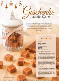 Titelbild der Ausgabe 12/2019 von Geschenke aus der kücne. Zeitschriften als Abo oder epaper bei United Kiosk online kaufen.
