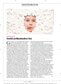 Titelbild der Ausgabe 8/2018 von GEISTESBLITZE: Selbstkontrolle: Zweifel am Marshmallow-Test. Zeitschriften als Abo oder epaper bei United Kiosk online kaufen.