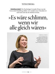 Titelbild der Ausgabe 1/2020 von »Es wäre schlimm, wenn wir alle gleich wären«. Zeitschriften als Abo oder epaper bei United Kiosk online kaufen.