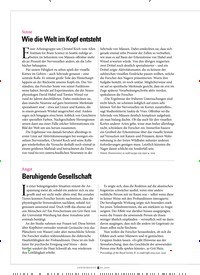 Titelbild der Ausgabe 4/2020 von Sinne Wie die Welt im Kopf entsteht. Zeitschriften als Abo oder epaper bei United Kiosk online kaufen.