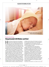 Titelbild der Ausgabe 6/2020 von GEISTESBLITZE: Kindesentwicklung: Körperkontakt hilft Mutter und Kind. Zeitschriften als Abo oder epaper bei United Kiosk online kaufen.