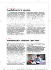 Titelbild der Ausgabe 6/2020 von Neurowissenschaft: Spezielle Hirnzellen für Ereignisse. Zeitschriften als Abo oder epaper bei United Kiosk online kaufen.