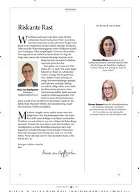 Titelbild der Ausgabe 4/2022 von Riskante Rast. Zeitschriften als Abo oder epaper bei United Kiosk online kaufen.