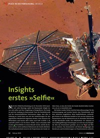 Titelbild der Ausgabe 2/2019 von IM B ILD: InSights erstes »Selfie«. Zeitschriften als Abo oder epaper bei United Kiosk online kaufen.