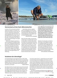 Titelbild der Ausgabe 8/2020 von LESERBRIEFE: Sternenstaub auf dem Dach: Mikrometeoriten. Zeitschriften als Abo oder epaper bei United Kiosk online kaufen.