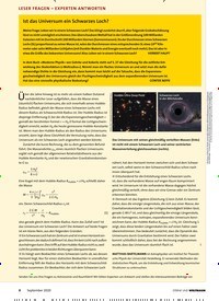 Titelbild der Ausgabe 9/2020 von Ist das Universum ein Schwarzes Loch?. Zeitschriften als Abo oder epaper bei United Kiosk online kaufen.