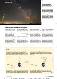 Titelbild der Ausgabe 1/2021 von LESERBRIEFE: Sternschnuppe, Feuerkugel und Bolide. Zeitschriften als Abo oder epaper bei United Kiosk online kaufen.