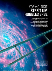Titelbild der Ausgabe 7/2018 von KOSMOLOGIE STREIT UM HUBBLES ERBE. Zeitschriften als Abo oder epaper bei United Kiosk online kaufen.