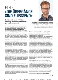 Titelbild der Ausgabe 9/2019 von ETHIK »DIE ÜBERGÄNGE SIND FLIESSEND«. Zeitschriften als Abo oder epaper bei United Kiosk online kaufen.