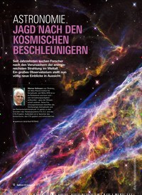 Titelbild der Ausgabe 11/2019 von ASTRONOMIE JAGD NACH DEN KOSMISCHEN BESCHLEUNIGERN. Zeitschriften als Abo oder epaper bei United Kiosk online kaufen.