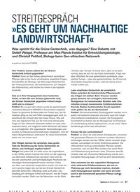Titelbild der Ausgabe 4/2020 von STREITGESPRÄCH »ES GEHT UM NACHHALTIGE LANDWIRTSCHAFT«. Zeitschriften als Abo oder epaper bei United Kiosk online kaufen.