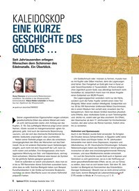 Titelbild der Ausgabe 3/2019 von KALEIDOSKOP EINE KURZE GESCHICHTE DES GOLDES …. Zeitschriften als Abo oder epaper bei United Kiosk online kaufen.