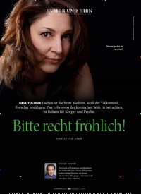 Titelbild der Ausgabe 1/2019 von HUMOR UND HIRN: Bitte recht fröhlich!. Zeitschriften als Abo oder epaper bei United Kiosk online kaufen.