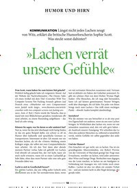 Titelbild der Ausgabe 1/2019 von HUMOR UND HIRN: »Lachen verrät unsere Gefühle«. Zeitschriften als Abo oder epaper bei United Kiosk online kaufen.