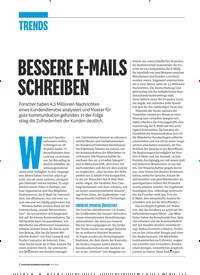 Titelbild der Ausgabe 5/2019 von BESSERE E-MAILS SCHREIBEN. Zeitschriften als Abo oder epaper bei United Kiosk online kaufen.