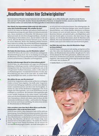 Titelbild der Ausgabe 11/2019 von „Headhunter haben hier Schwierigkeiten“. Zeitschriften als Abo oder epaper bei United Kiosk online kaufen.