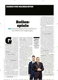 Titelbild der Ausgabe 4/2019 von BMW :Rollenspiele. Zeitschriften als Abo oder epaper bei United Kiosk online kaufen.