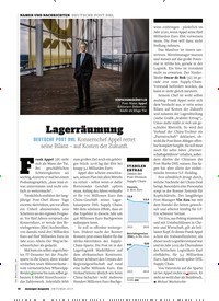 Titelbild der Ausgabe 10/2019 von DEUTSCHE POST DHL: Lagerräumung. Zeitschriften als Abo oder epaper bei United Kiosk online kaufen.