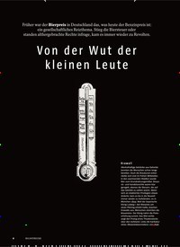 Titelbild der Ausgabe 1/2019 von Von der Wut der kleinen Leute. Zeitschriften als Abo oder epaper bei United Kiosk online kaufen.