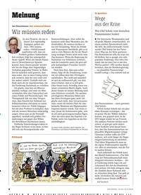 Titelbild der Ausgabe 35/2018 von Meinung: Wir müssen reden. Zeitschriften als Abo oder epaper bei United Kiosk online kaufen.