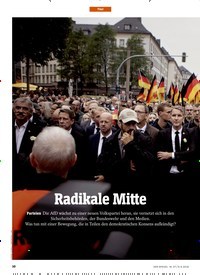 Titelbild der Ausgabe 37/2018 von Radikale Mitte. Zeitschriften als Abo oder epaper bei United Kiosk online kaufen.